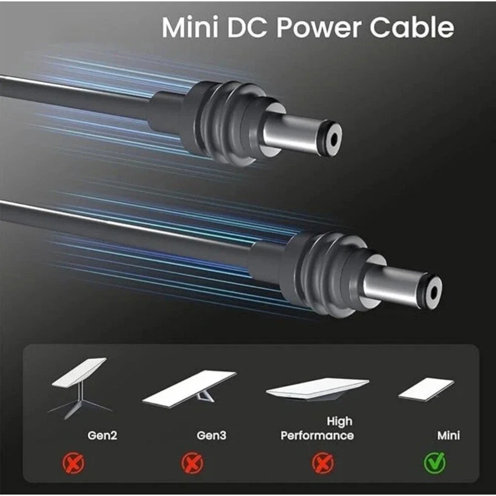 Starlink Mini Power Cable Waterproof‎ DC Extension Cord✨16Ft✨US Seller